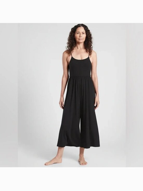 Athleta Pants - Athleta Nighttime Bliss Sleep Romper in Black